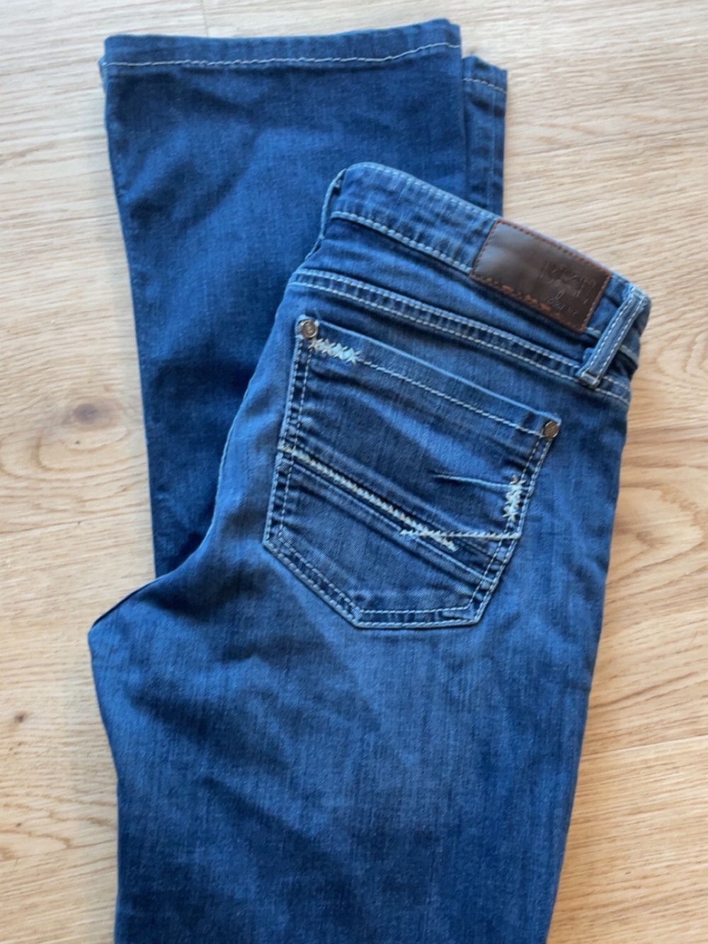 BKE Women’s Jeans, Dark Blue Bootcut